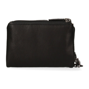 Portafoglio donna in vera pelle - Modello False - Casual - 13.5 x 10.0 x 3.0 cm