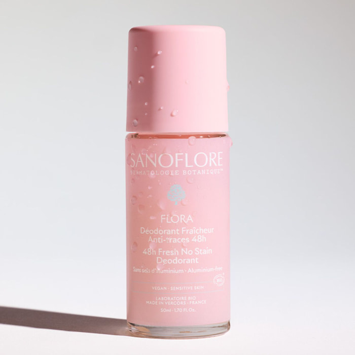 48H Flora - Déodorant Roll-On Bio 50 ml