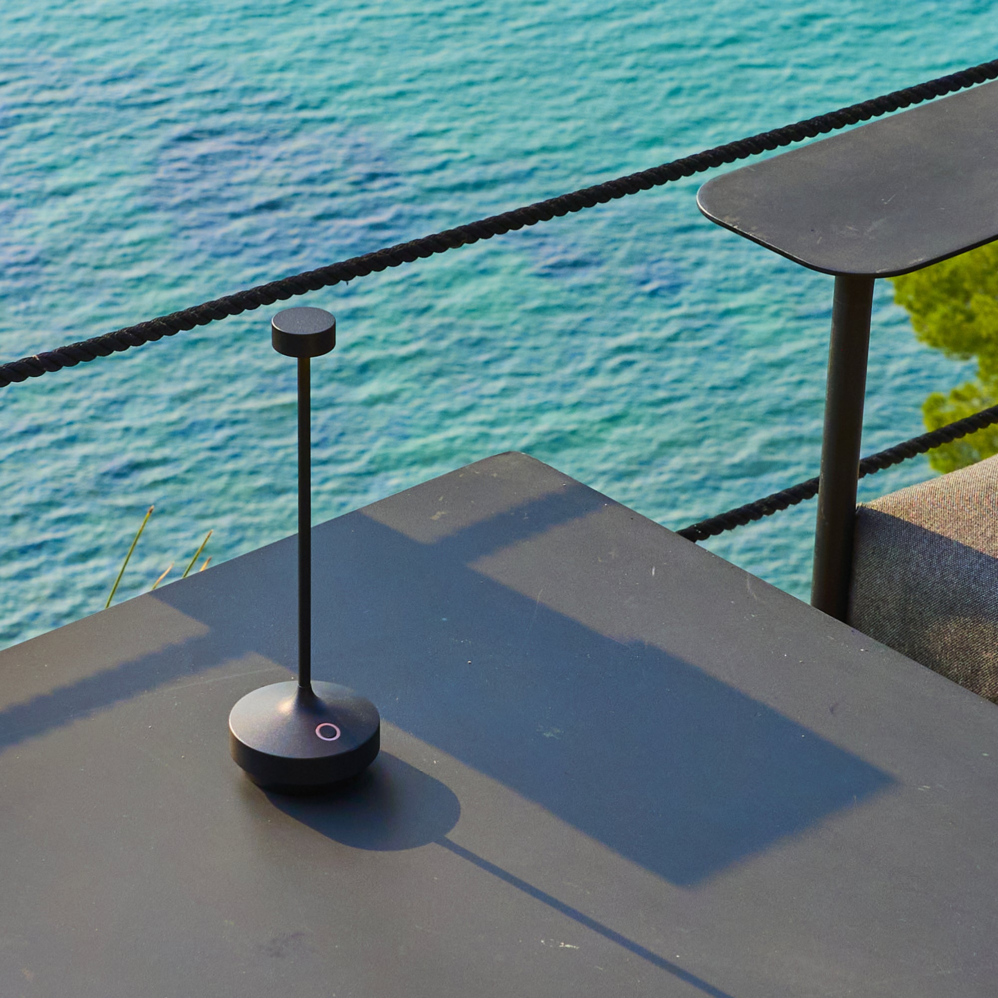 Lampe de table sans fil RUBY Noir H25cm