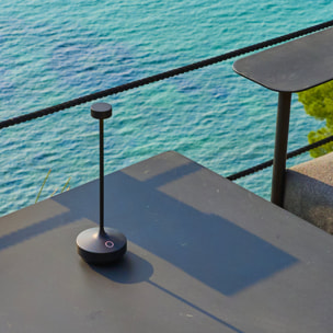 Lampe de table sans fil RUBY Noir H25cm