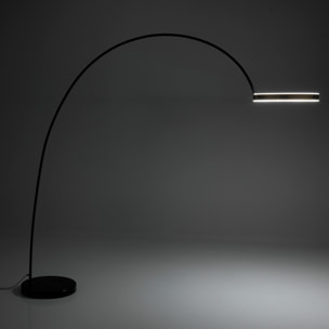 Tomasucci Lampadaire arc HALO Noir