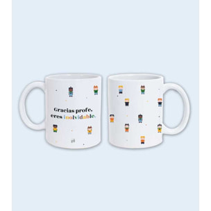 Taza "Gracias profe, eres inolvidable"