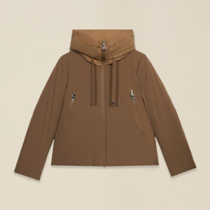 Oltre - Piumino corto liscio - Beige