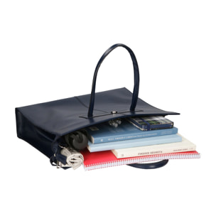 Borsa a mano da donna - Modello Evelina - 100% pelle - 40.0 x 29.0 x 9.0 cm