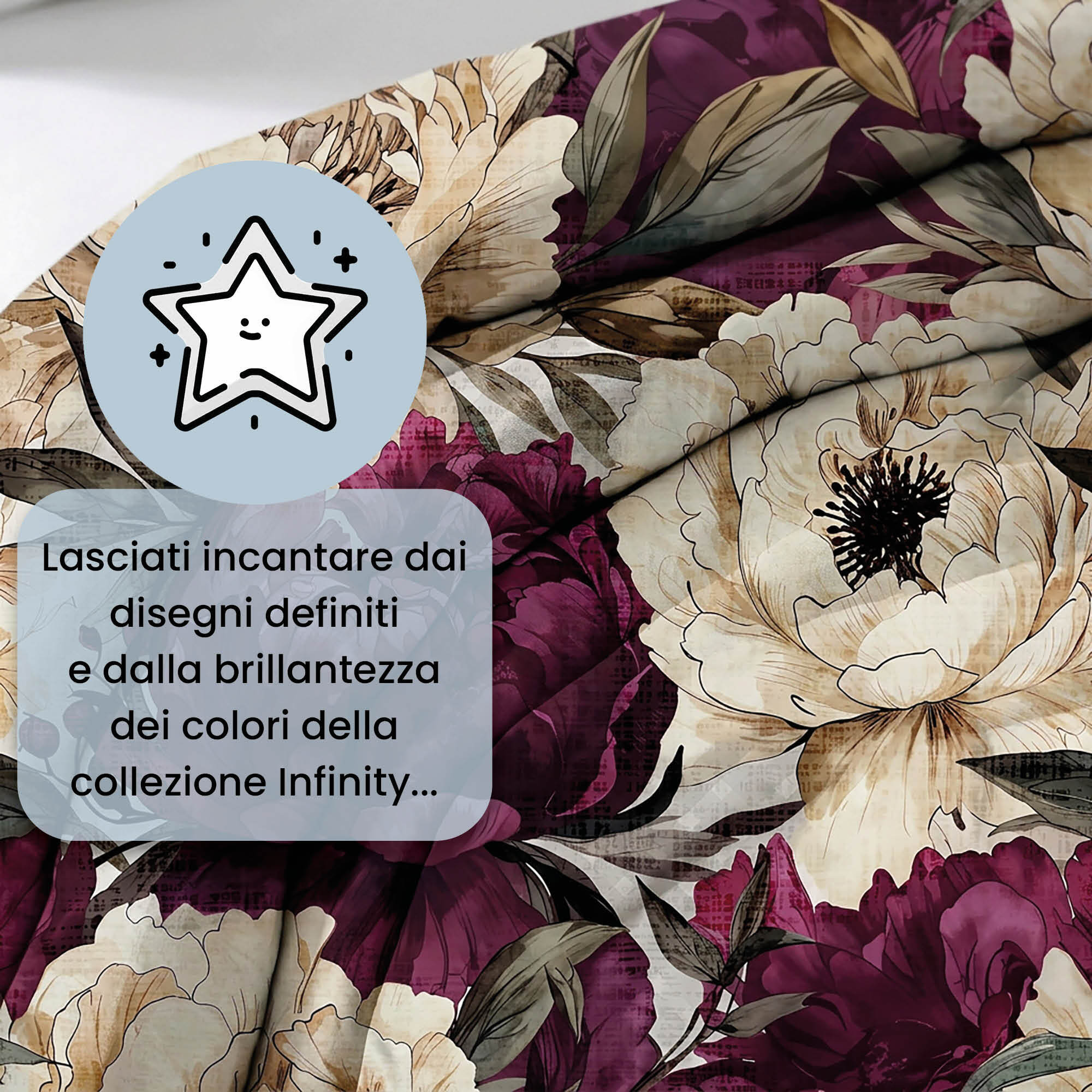 TRAPUNTA INVERNALE INFINITY - 300gr - 100% Microfibra - Made in Italy