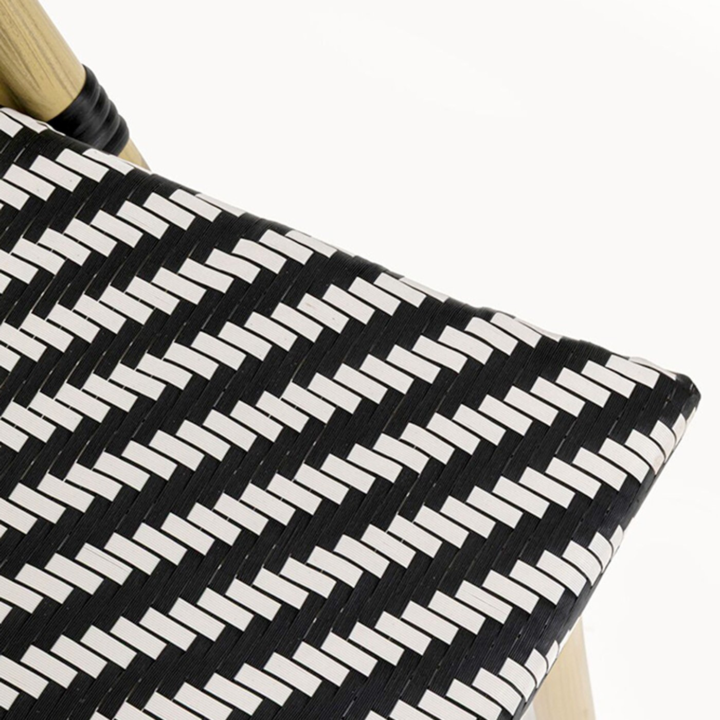 Chaise de jardin avec accoudoirs Montmartre noire Kare Design