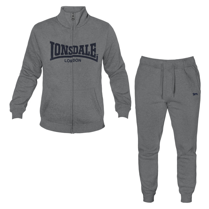 Tuta Uomo LONSDALE Cotone Felpato Zip