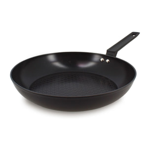 Poêle antiadhésive en aluminium noir 28cm - tous feux FIRST