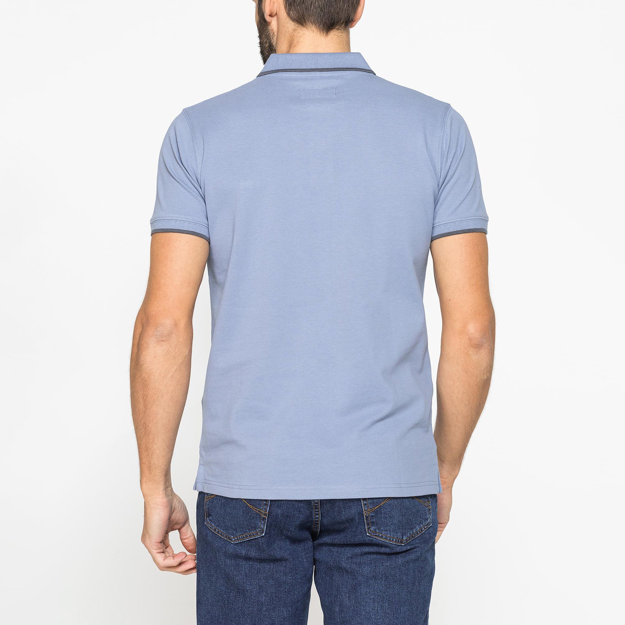 POLO A MANICA CORTA IN PIQUET DI COTONE