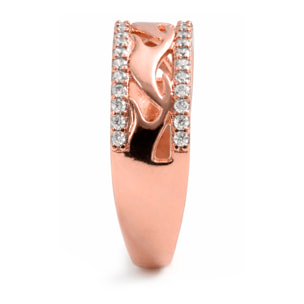 Anillo Lakud acabado oro rosa 18k