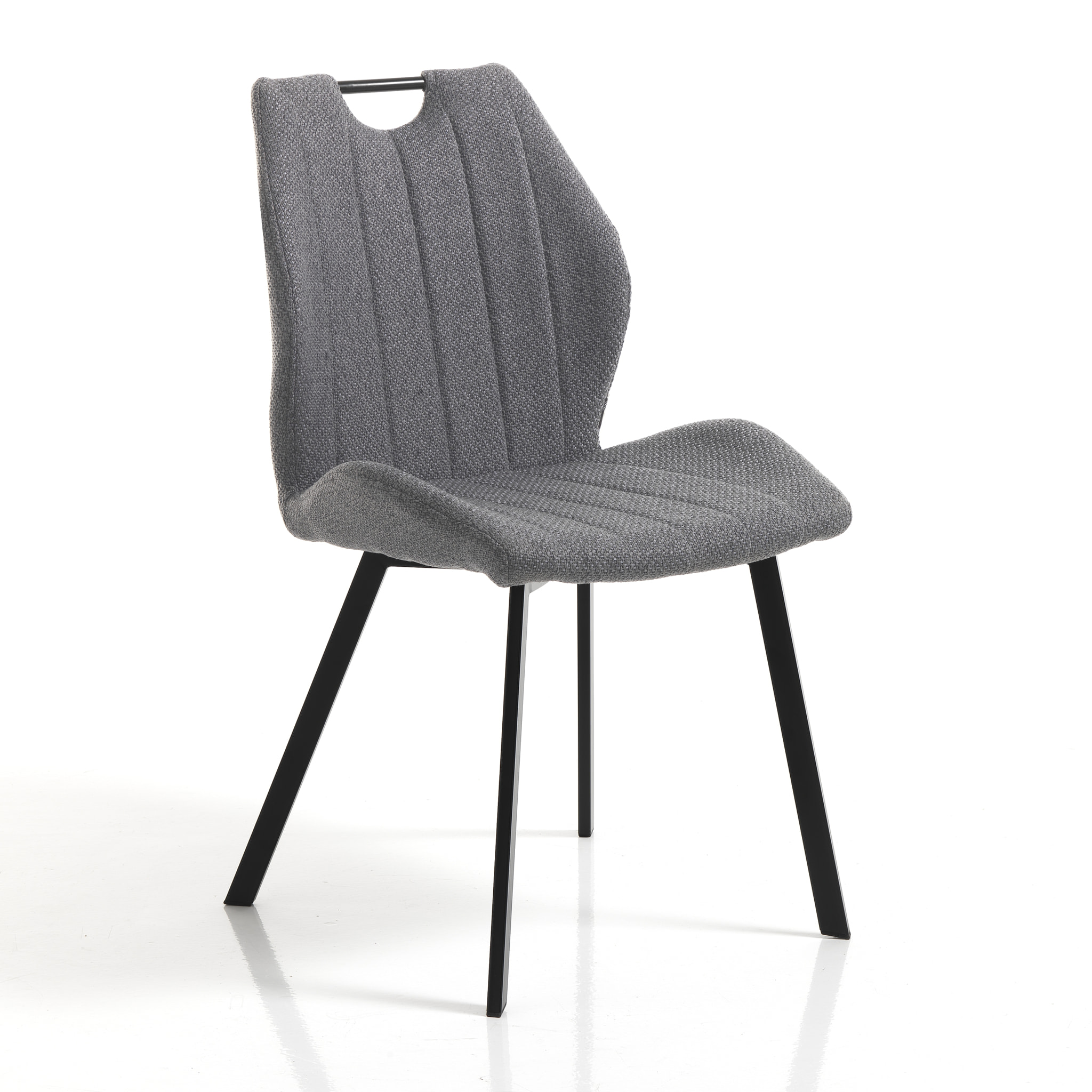 Tomasucci Set 4 sedie MONIA DARK GREY grigio