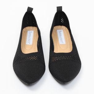 Ballerine in tessuto traforate