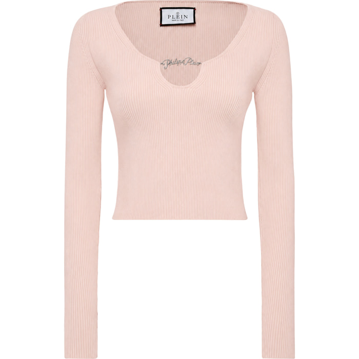 PHILIPP PLEIN Top a maniche lunghe