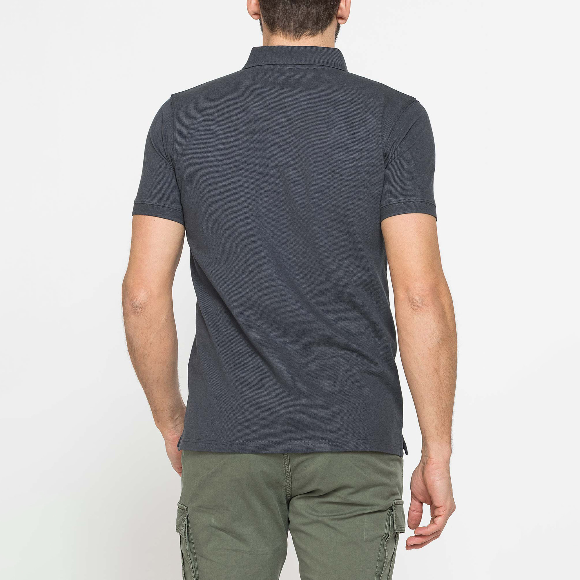 POLO MANICA CORTA TINTA UNITA IN DRY COTTON PIQUET