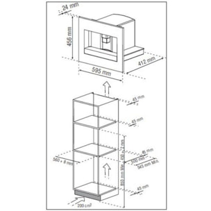 Expresso encastrable DE DIETRICH DKD7400A