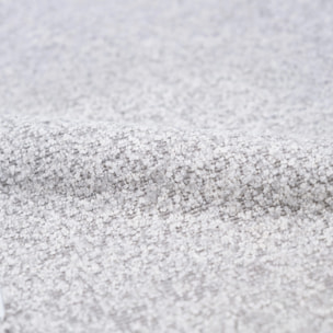 Rocking chair en tissu bouclette gris chiné - Lenny