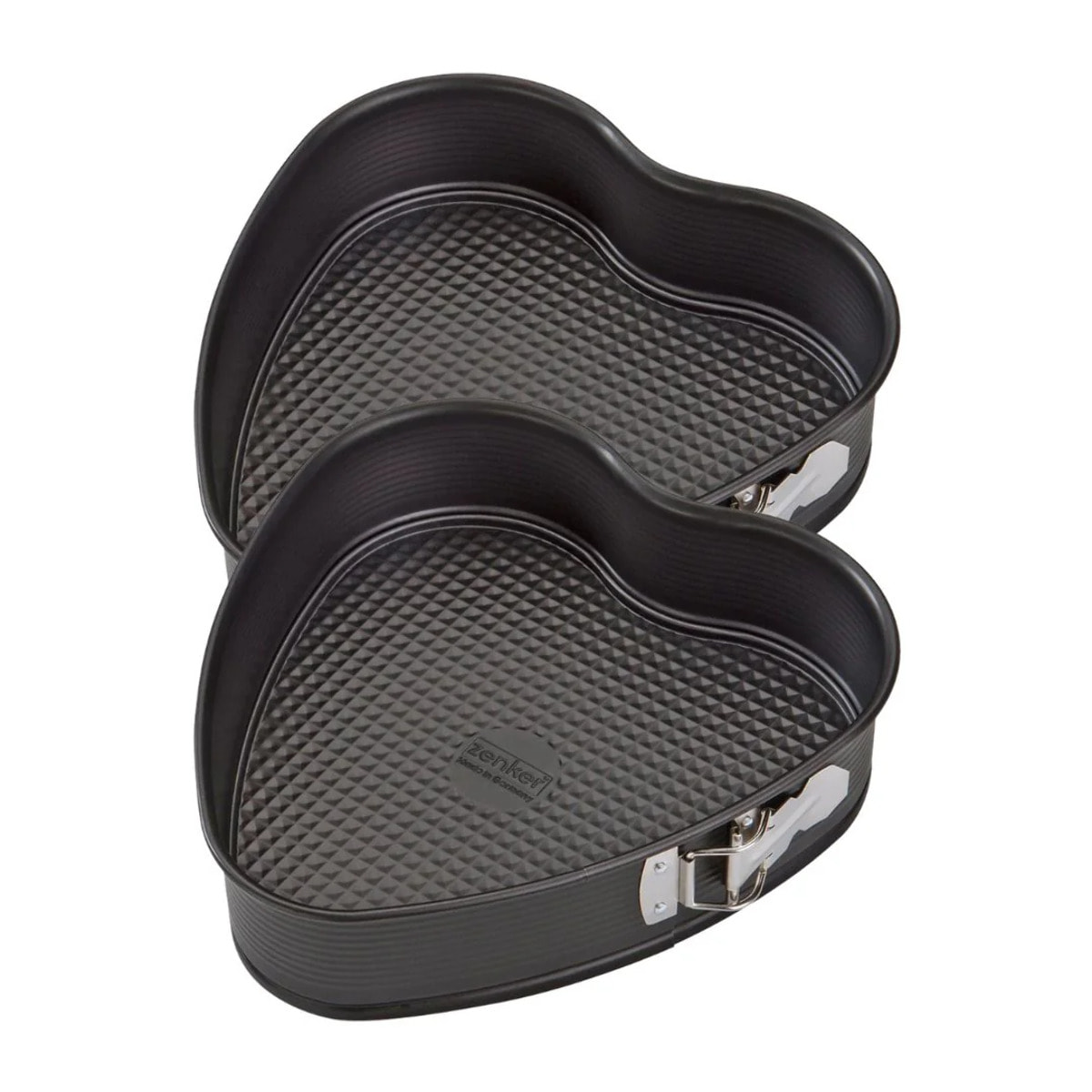 Lot de 2 moules à gâteaux 27/25 cm en acier Spécial créative Spécial créative Zenker  Spécial créative
