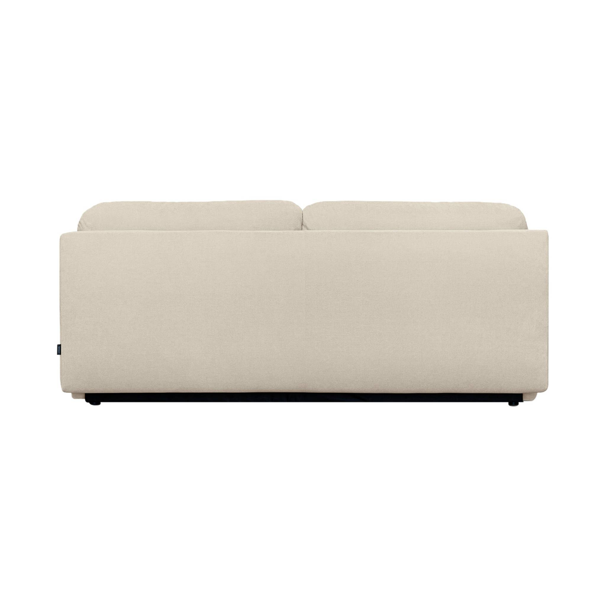 Banquette convertible 3 places tissu chenille avec coffre NELSON