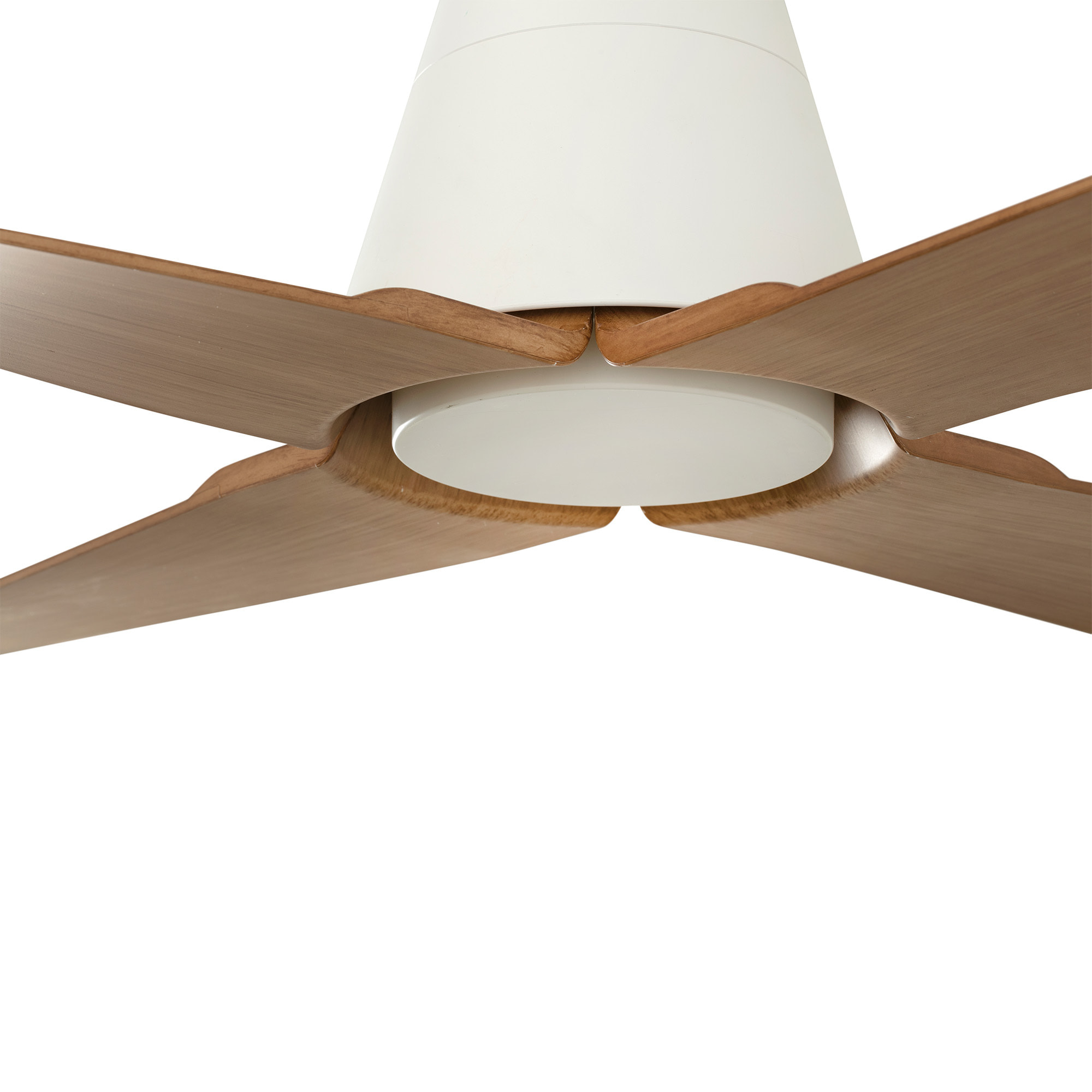 TYPHOON M LED Ventilateur blanc/bois