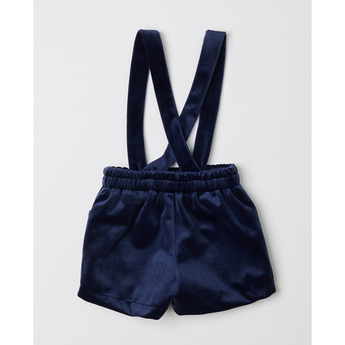 BERMUDA TERCIOPELO CON TIRANTES