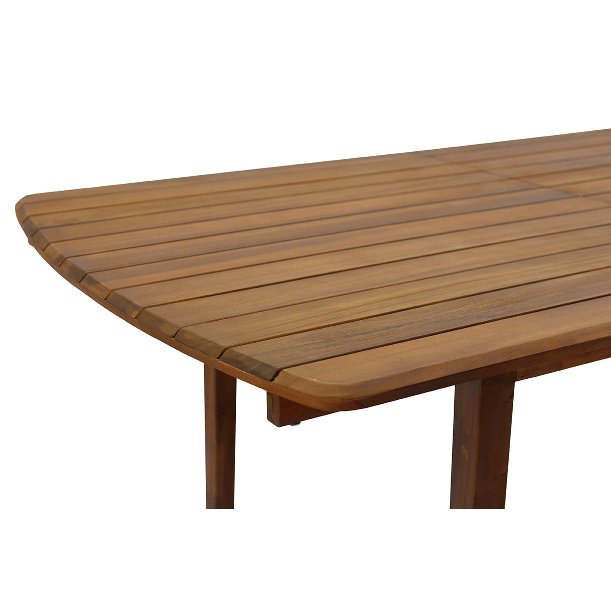 Table de jardin extensible rectangulaire en bois massif L160-210 cm CANOPEE