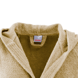 Bassetti Morbido Accappatoio 360 gr con Cappuccio 100% Cotone Uomo Donna Spugna Taglie Forti - ITALY Designed - Collezione VIVIAN - CORDA 4P