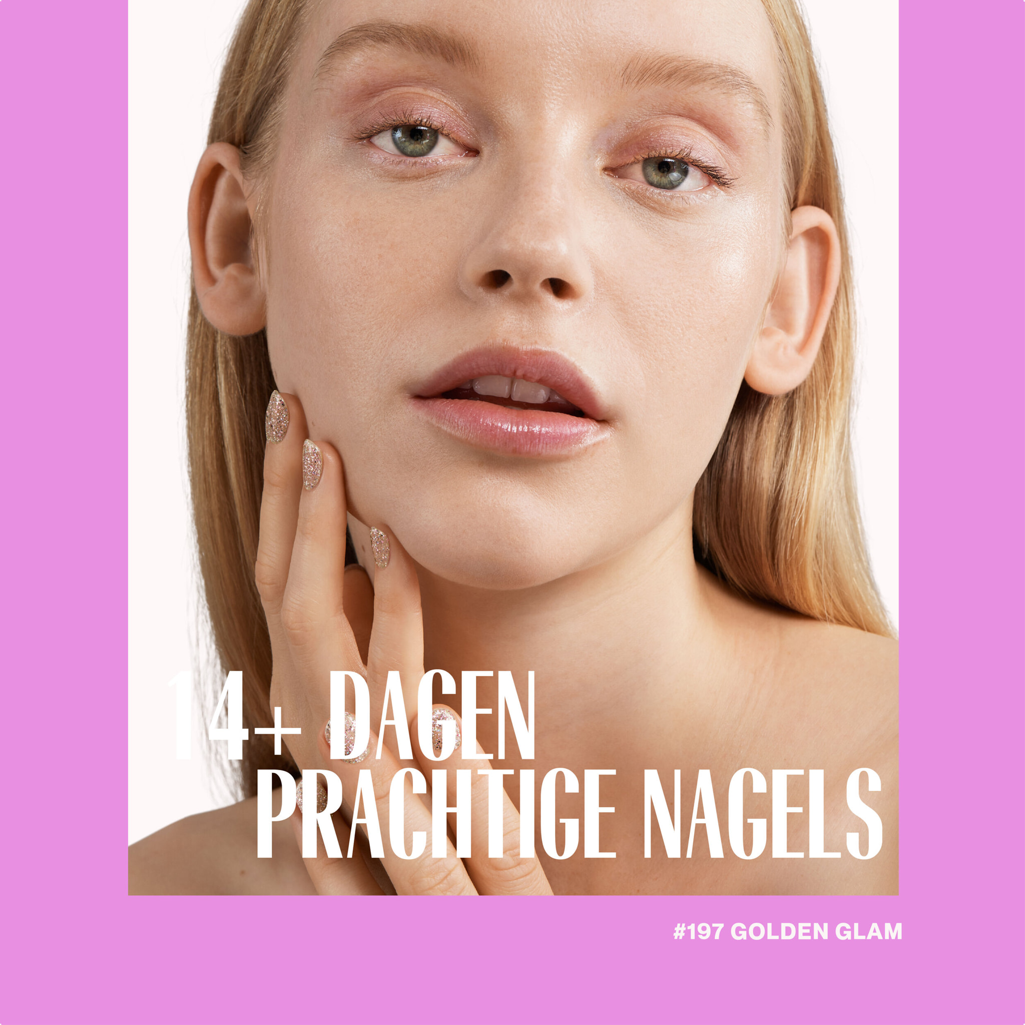 Vernis semi-permanent - 197 Golden Glam - 15 ml