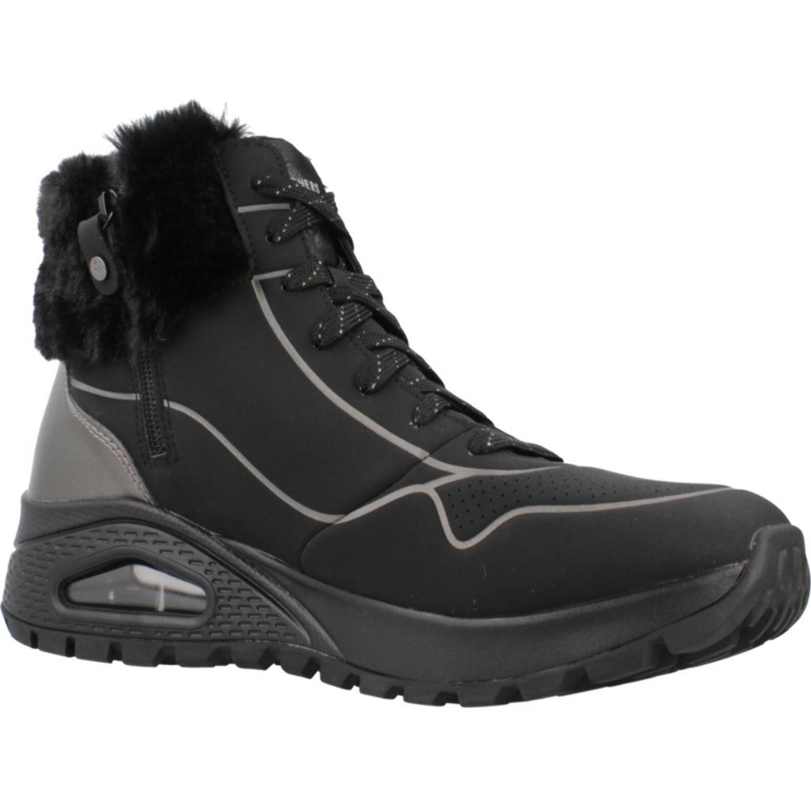 Sneakers De  Mujer Uno Rugged - Fall Sh Negro