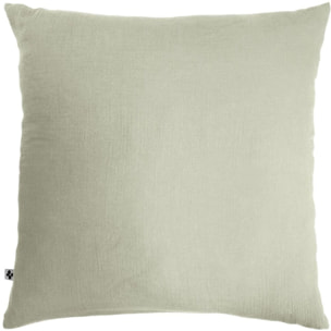 Taie D'oreiller 100 % gaze De Coton Vert D'eau