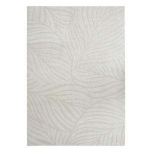 Tapis effet laine Anoai blanc 200x150cm
