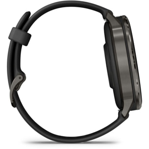 Montre sport GARMIN Venu 4 Noir/Gris Silicone noir 45mm