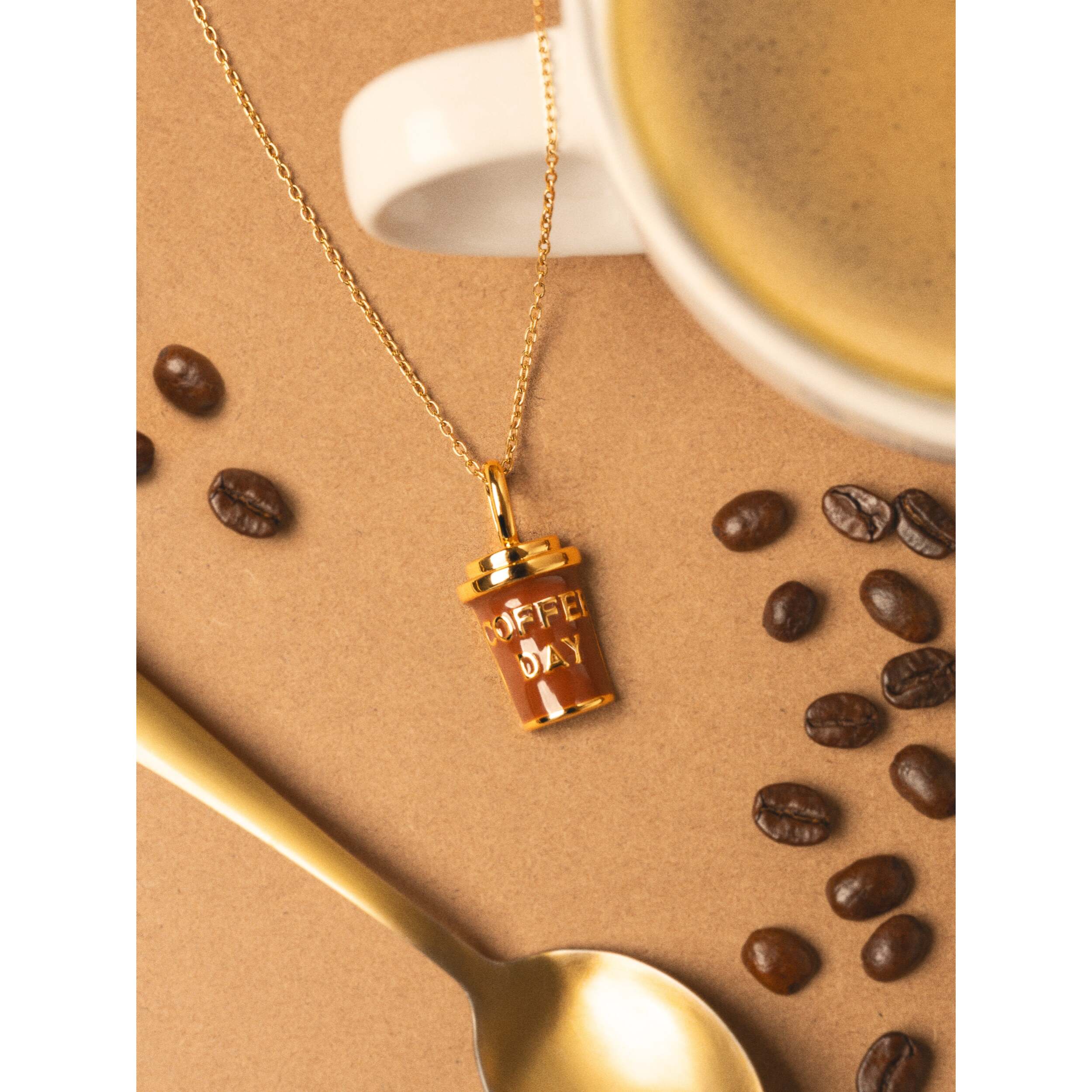 Charm Coffee Placcato Oro