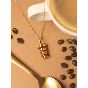 Charm Coffee Placcato Oro