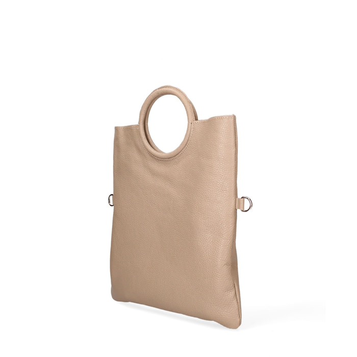 Borsa a mano da donna Made in Italy - Modello Valora Chic - 100% pelle - 29.0 x 30.0 x 1.0 cm