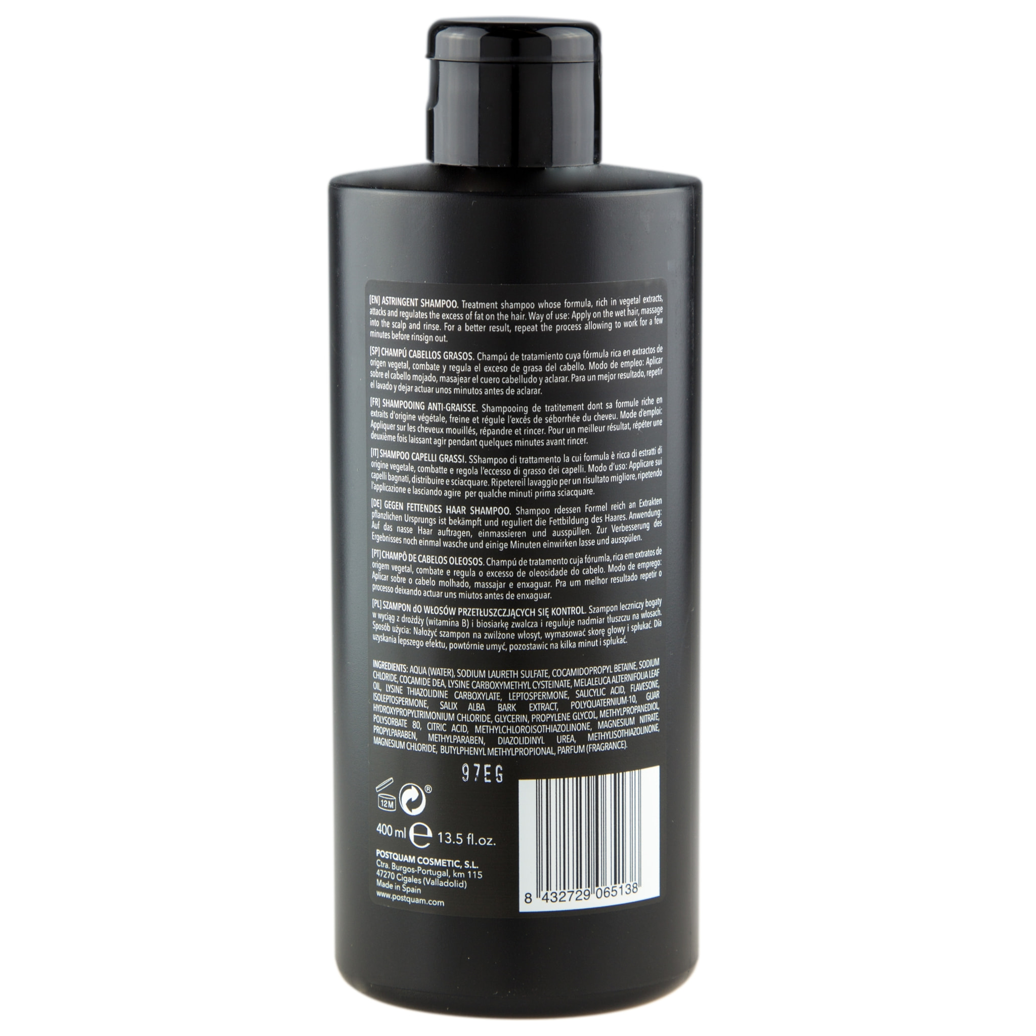 Shampooing fresh cleansing - tous les types de cheveux - 400 ml