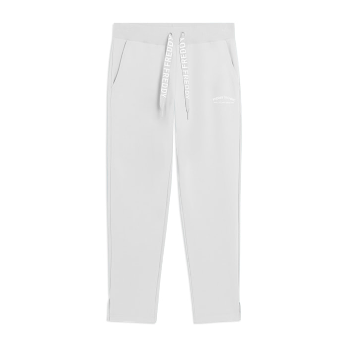 Pantaloni 7/8 con Spacchi Laterali sul fondo e Logo FREDDY
