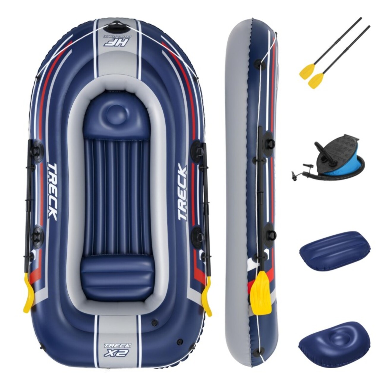 Bestway Bateau gonflable Hydro-Force Treck X2 255 x 127 x 36 cm