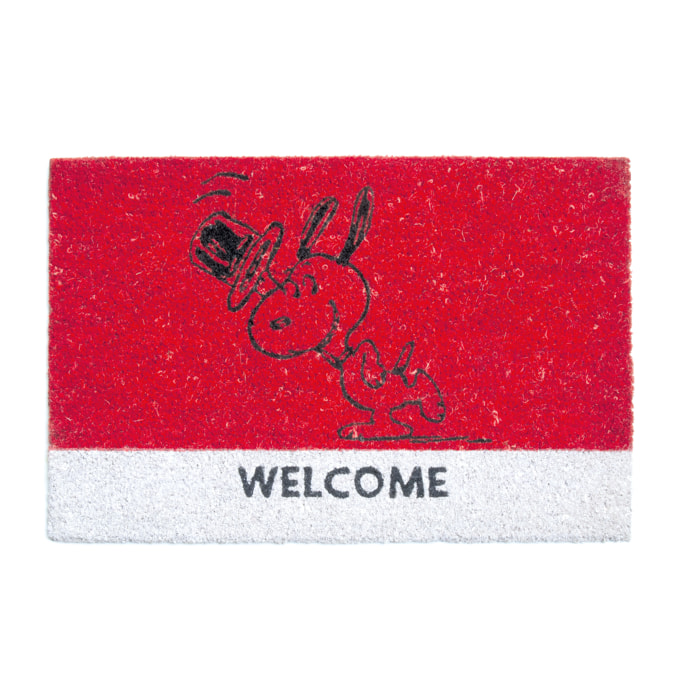 Zerbino Excelsa Peanuts, 60x40 cm, Snoopy rosso
