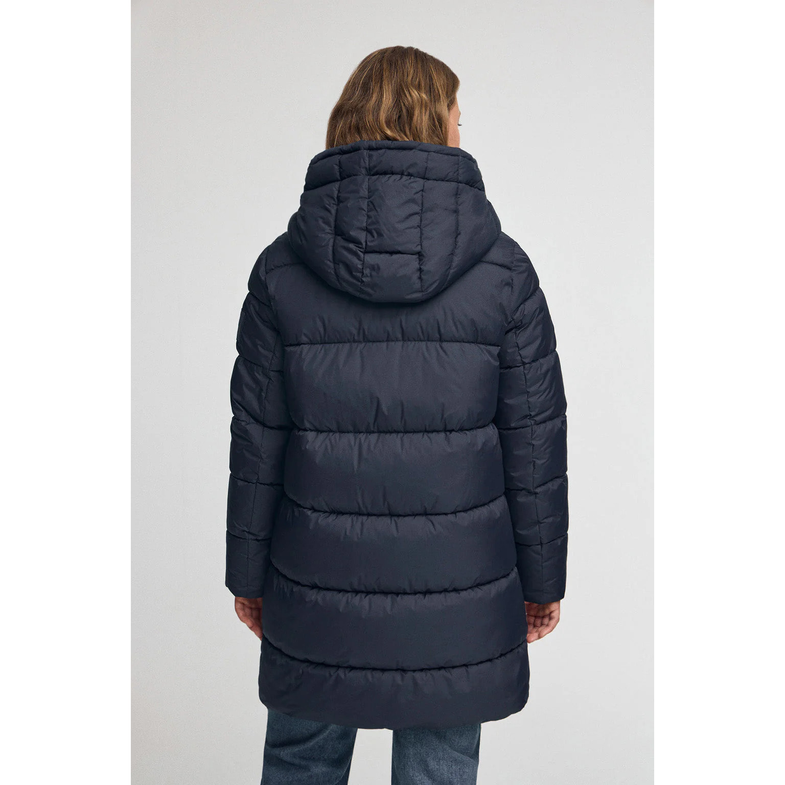 Chaqueta Gaia Reversible azul marino con logo Polo Club