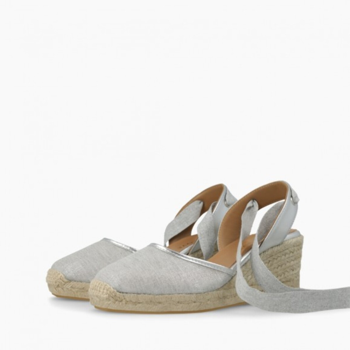 ALPARGATAS PLATEADAS CORELI