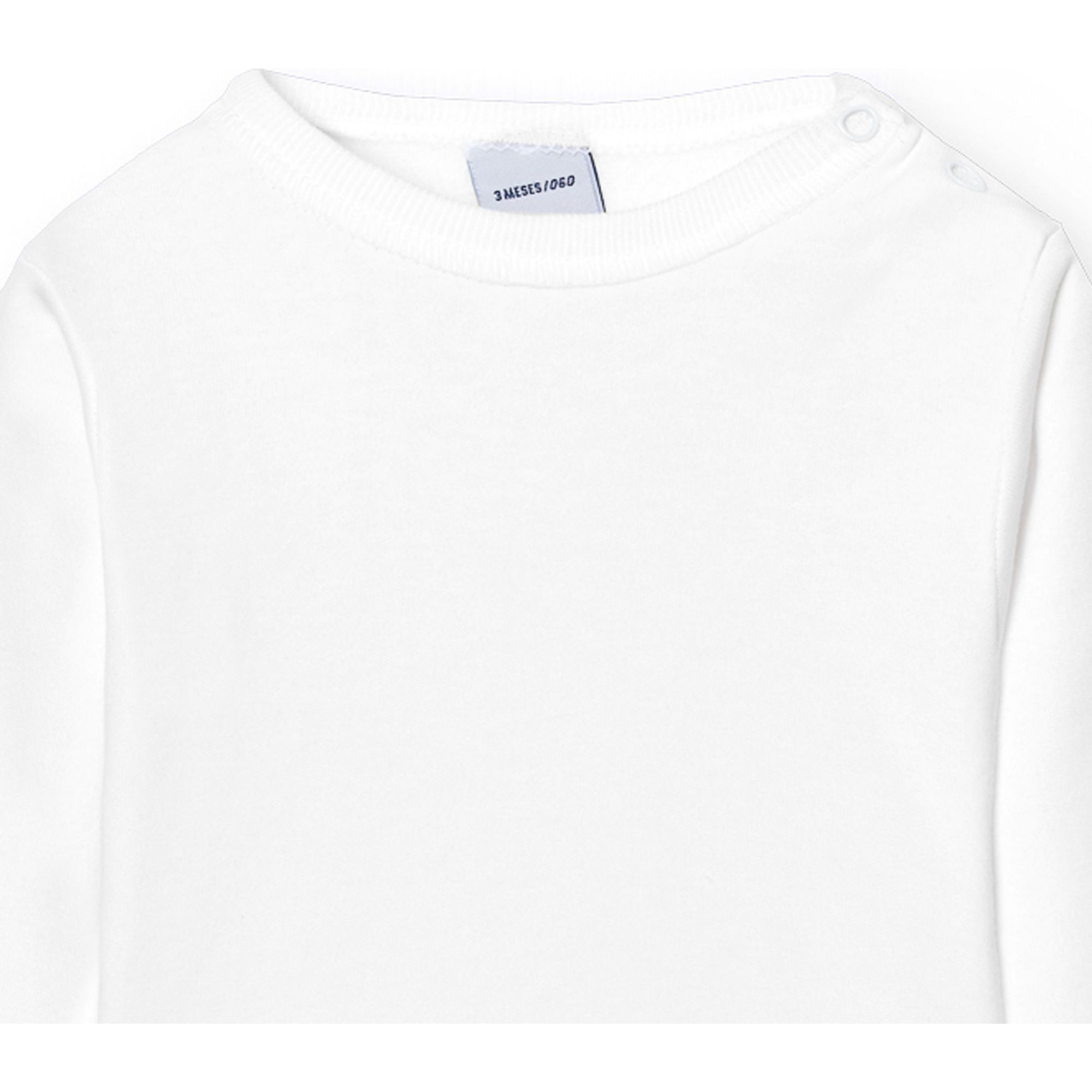 Body bebé manga larga hombro afelpado