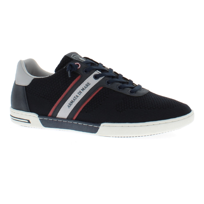 Armata di Mare Scarpe Uomo Sneakers Casual Stringate con Soletta Rimovibile in Memory Foam AMU S24M526 Navy