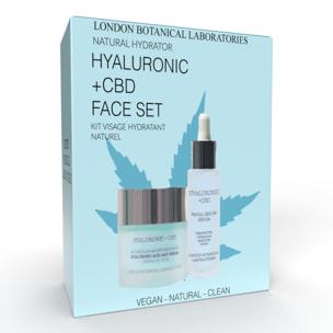 LBL- CBD + Set facial hialurónico (suero + crema hidratante)