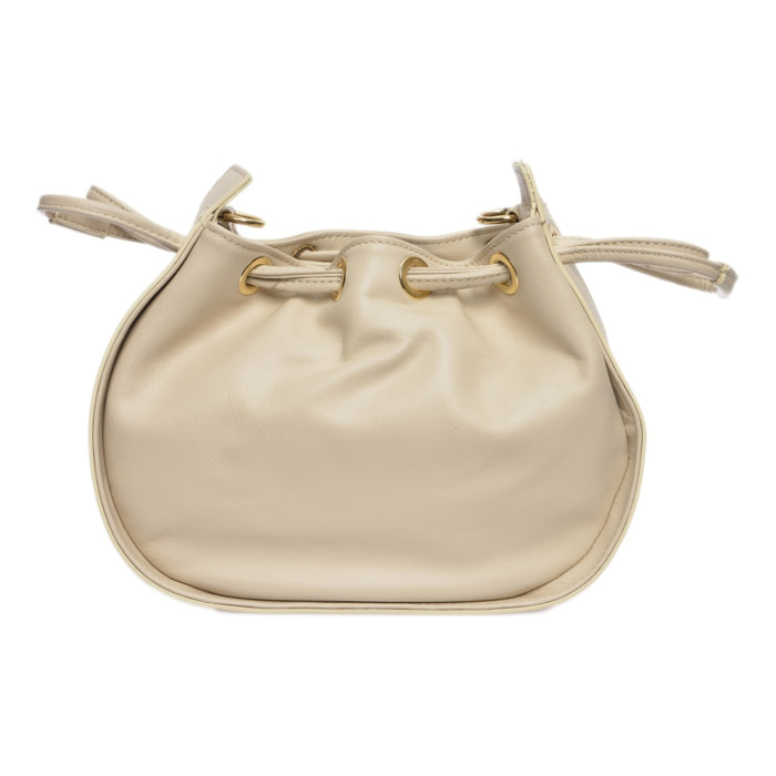 Borsa a spalla Anna Luchini Beige