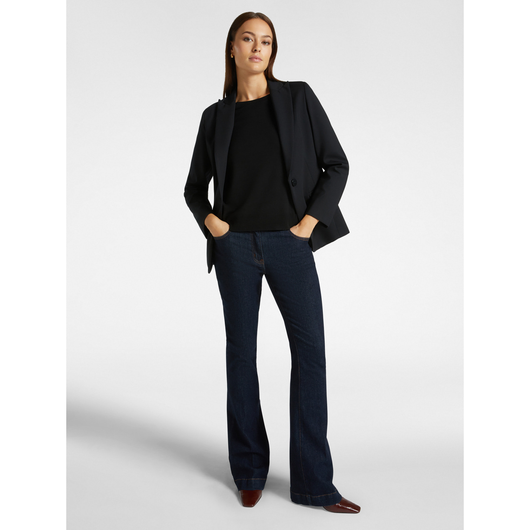 Elena Mirò - Blazer in punto Milano - Nero