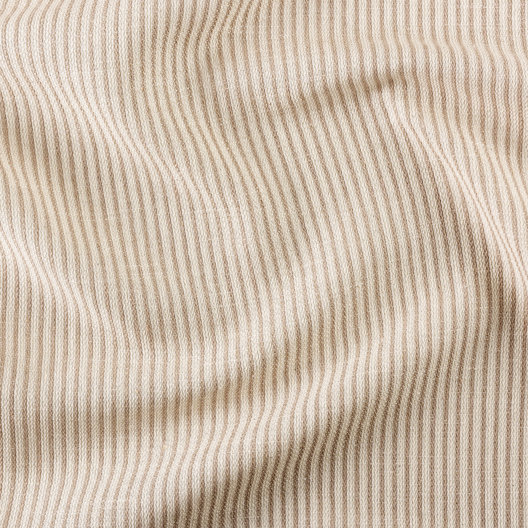 Coussin rayé style bord de mer - Beige