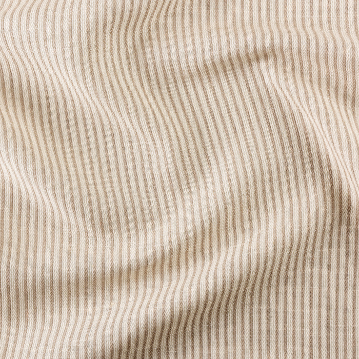 Coussin rayé style bord de mer - Beige