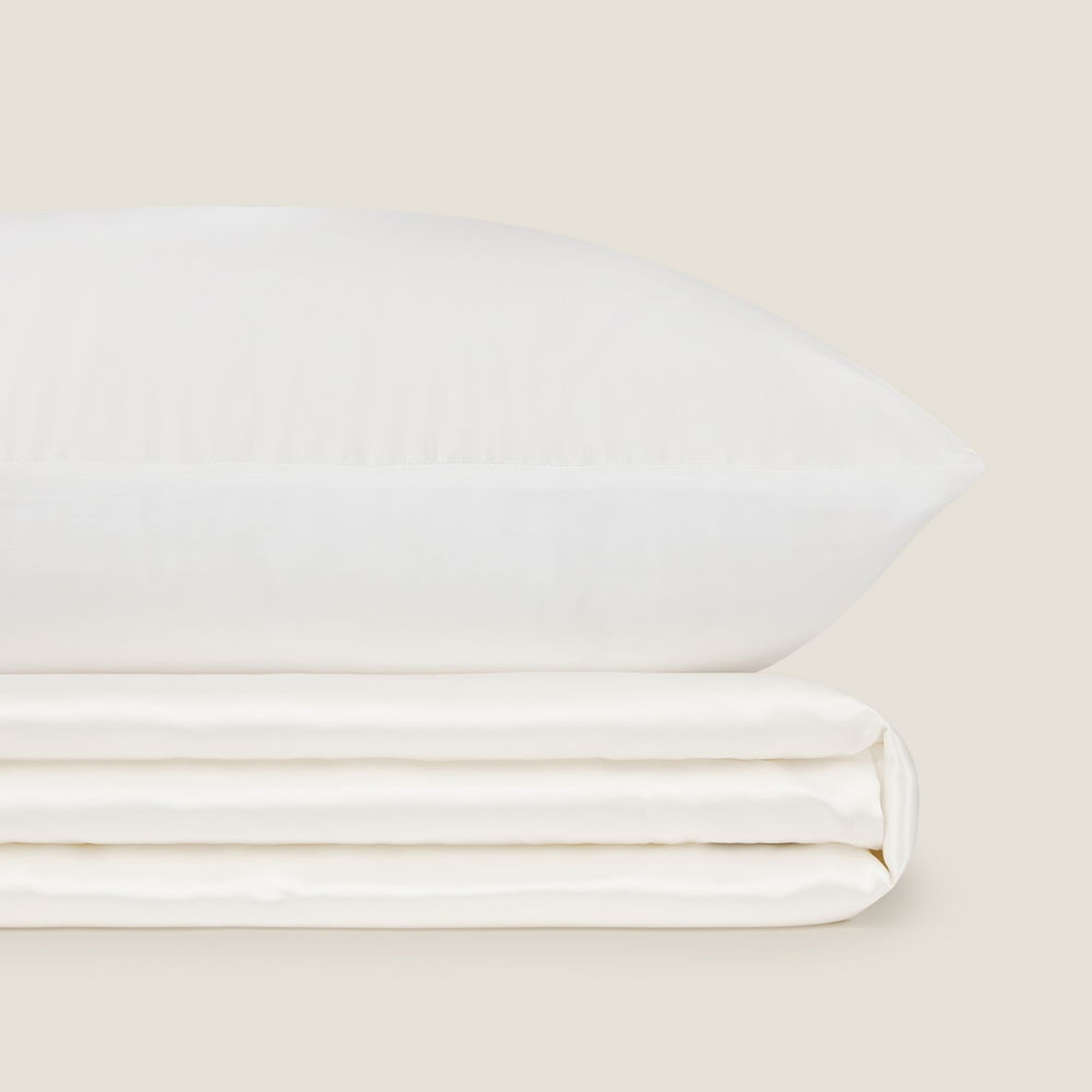 Sábana encimera seda de morera Silk color blanco Seda