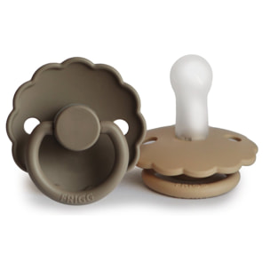 Frigg Pack 2 Chupetes Block Silicona Daisy