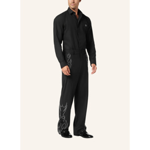 PHILIPP PLEIN Pantalones de pata ancha